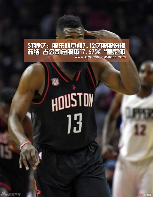 ST银亿:股东熊基凯7.12亿股股份被冻结 占公司总股本17.67%“皇冠体育app”(图2) 皇冠体育